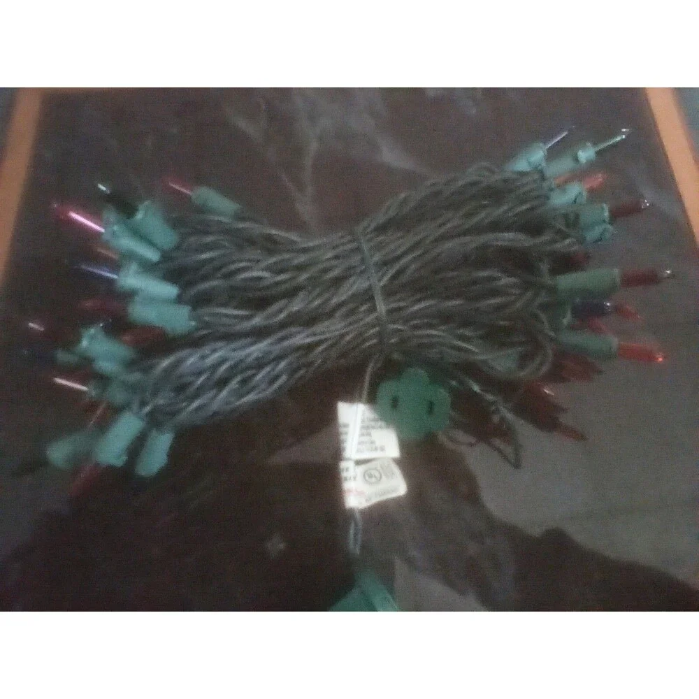 50 Count Multi Colored Miniature Christmas Lights